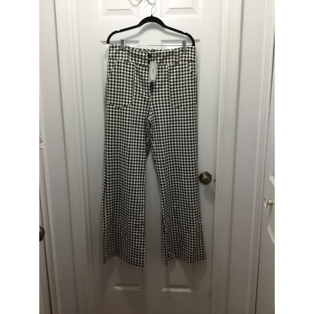 BNWT LuLaRoe Emery Wide Leg Pants Houndstooth size Large